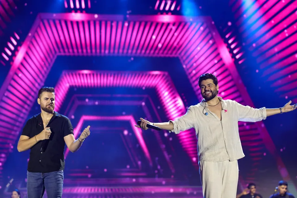 Zé Neto e Cristiano em show no Paraná; foto de arquivo